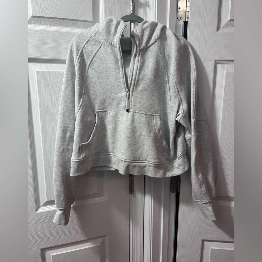Lulu cropped scuba pullover